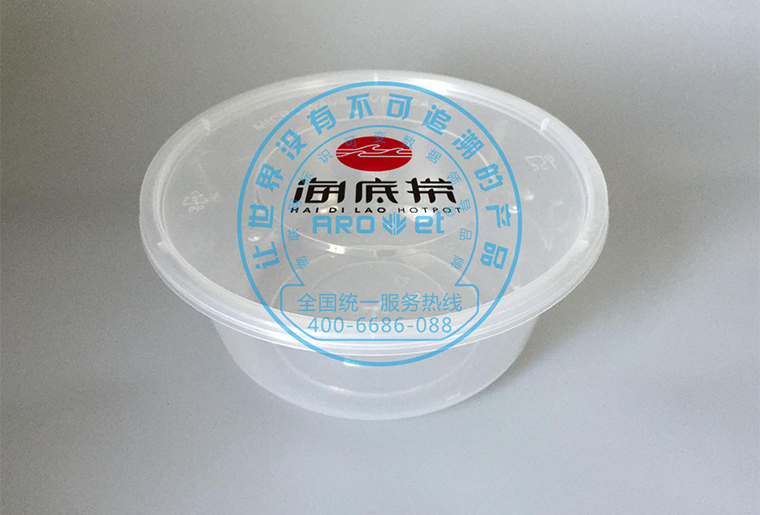 3118云顶集团一次性餐盒印刷机在餐盒上打印logo及个性图案应用视频